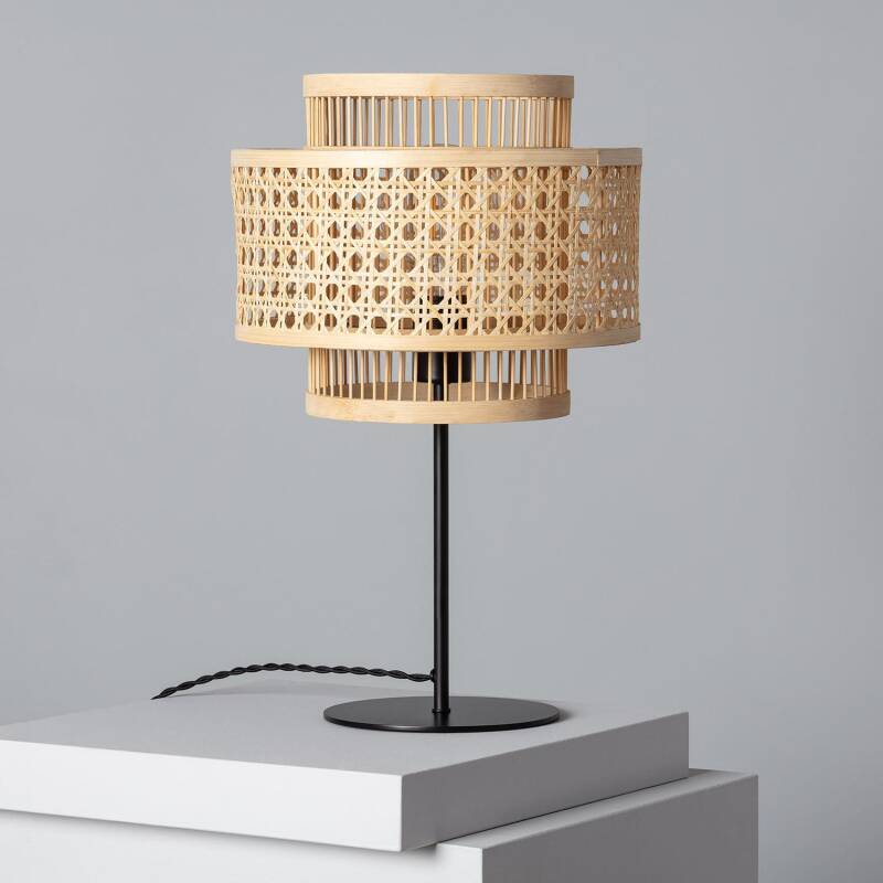 Product of Samsara Rattan Table Lamp ILUZZIA