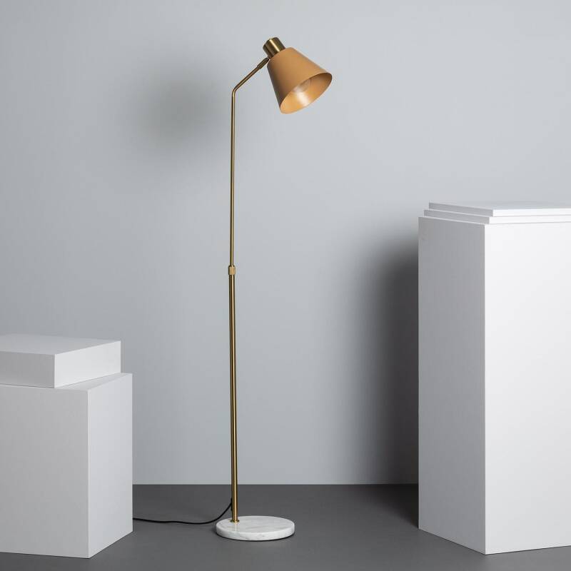 Produit de Lampadaire Aluminium et Marbre Vinci 