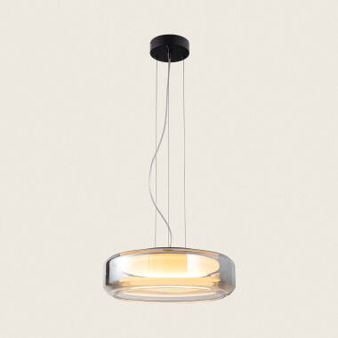 Cliffen L 24W Metal & Glass LED Pendant Lamp