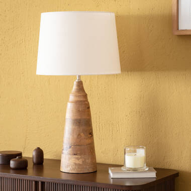 Product of Rajesh Wooden Table Lamp ILUZZIA 