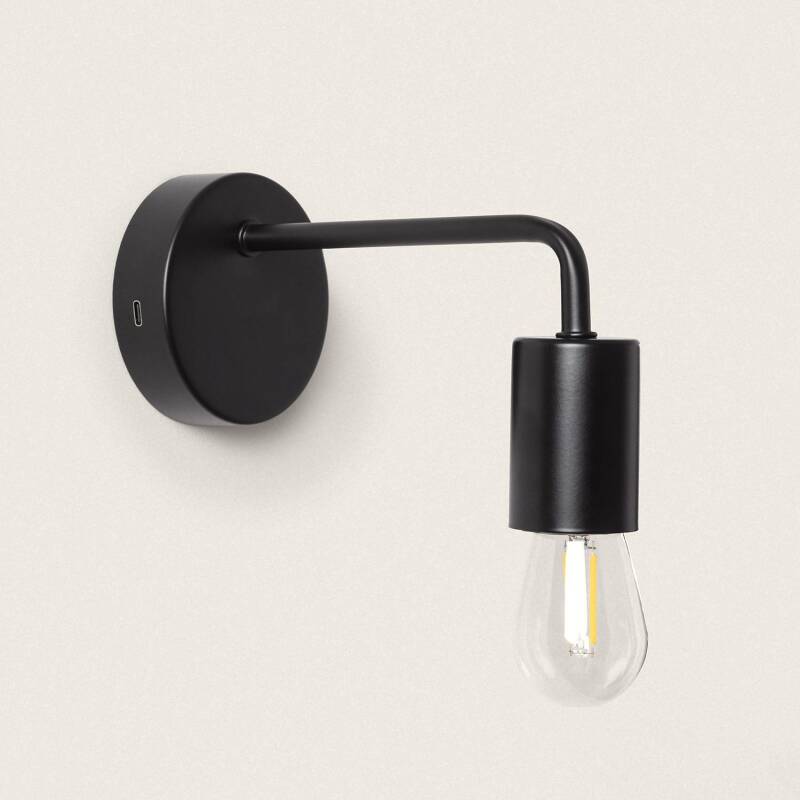 Product of Jayso Metal Wall Lamp with USB Rechargeable Battery 