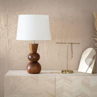 Product of Vinda Wooden Table Lamp ILUZZIA 