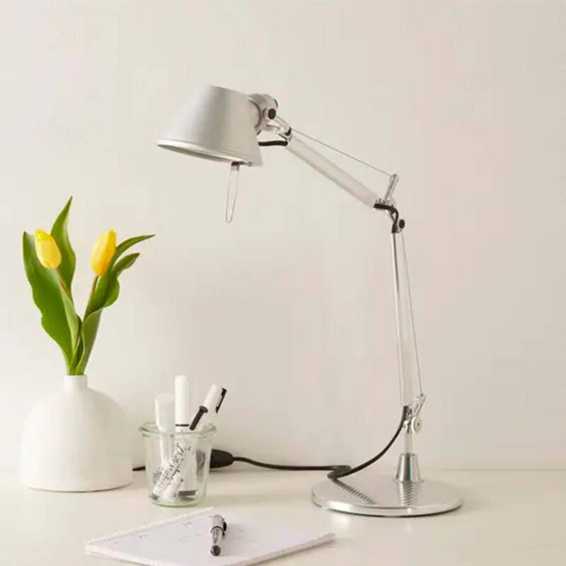 Product van Tafellamp Tolomeo Midi Grey LED  ARTEMIDE 