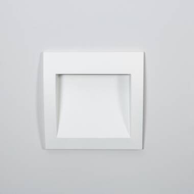 Produit de Balise LED Extérieure 4W Encastrable au Mur Carrée Natt Blanche 