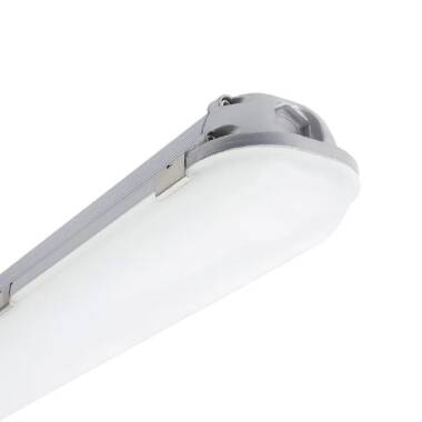 LED-Feuchtraum Wannenleuchte 70W 150cm Aluminium IP65