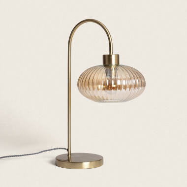 Basile Metal & Glass Table Lamp