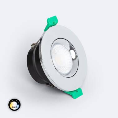 Downlight LED 8W Rond Dimbaar IP65 Zaagmaat  Ø65 mm CCT Selecteerbaar RF90 Design Ajustable