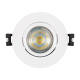 Product of Tilting Circular Downlight Ring for GU10/GU5.3 LED Bulb with Ø 75 mm Cut-Out