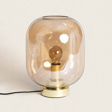 Nelida Metal & Glass Table Lamp