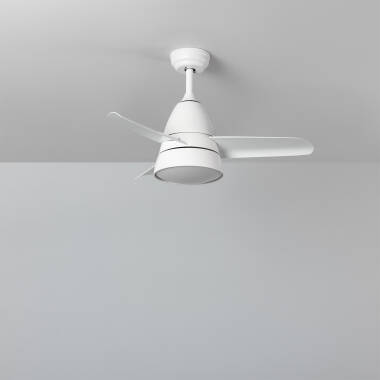 Ventilateur de Plafond Silencieux Industriel Blanc 91cm Moteur DC