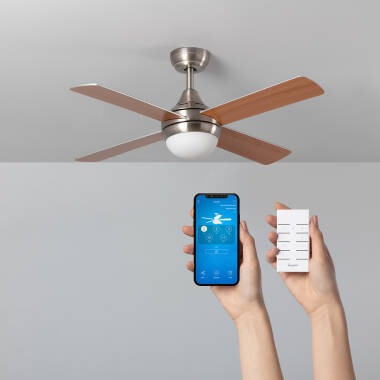 Ventilateur de Plafond Navy Niquel 110cm WiFi