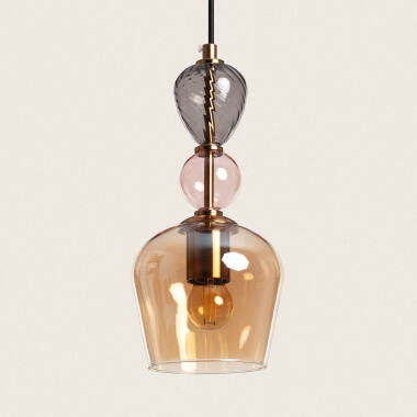 Hanglamp  Metaal en Glas  Cailin