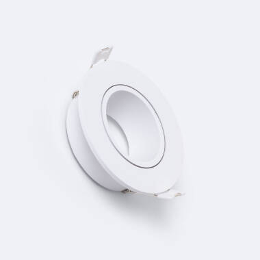 Obudowa Downlight Okrągła Biała do Żarówki LED GU1 /GU5.3 Średnica Ø 75mm