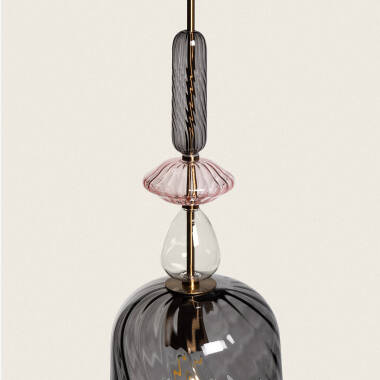 Product of Caheli Metal & Glass Pendant Lamp 