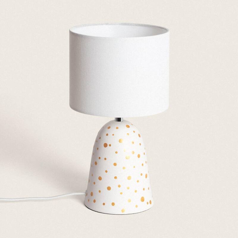 Producto de Argua Ceramic & Fabric Table Lamp 