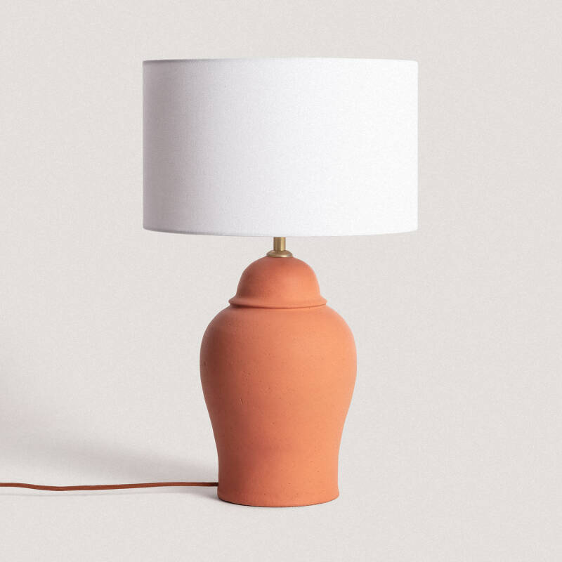 Product of Llana Terracota Table Lamp ILUZZIA 