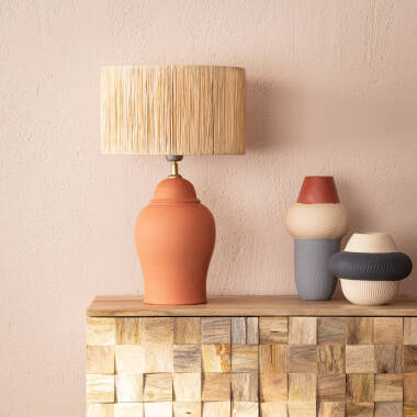 Product of Llana Terracota Table Lamp ILUZZIA 