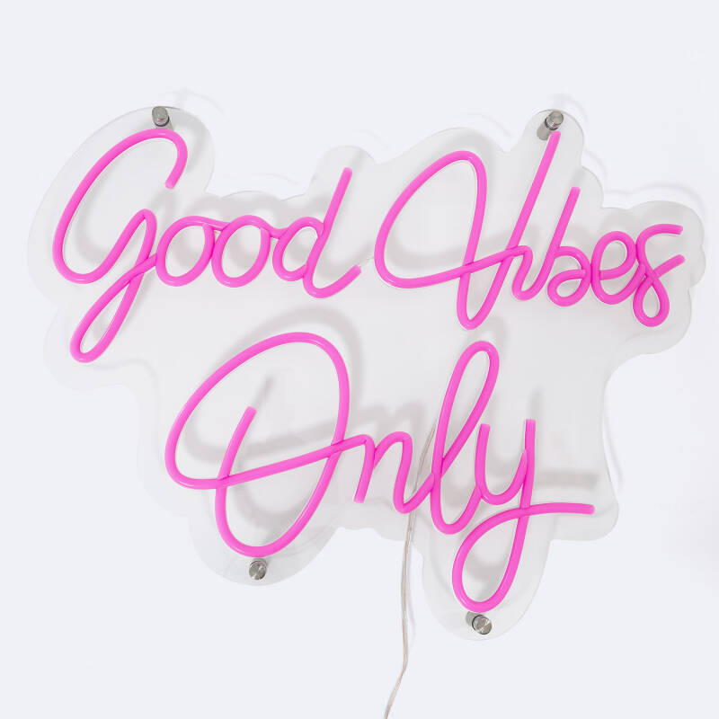 Produit de Enseigne Néon LED « Good Vibes Only »