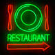 Product of Neon LED Restaurant Sign