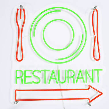 Znak Neon LED Restaurant