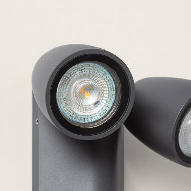 Product van Wandlamp Outdoor Aluminium Abel Twee Spots