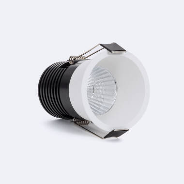 Downlight LED 12W Rond  Mini UGR11 Dimbaar Naar Warm Zaagmaat Ø65 mm