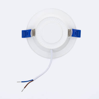 Product van Downlight LED Rond SuperSlim 6W, met een aanbevolen Zaagmaat van Ø 100-110 mm