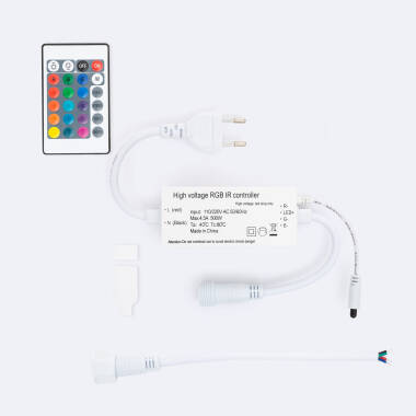 Power Controller for 220V Round RGB LED Rope Light 36LED/m Cut at Every 100cm IP65