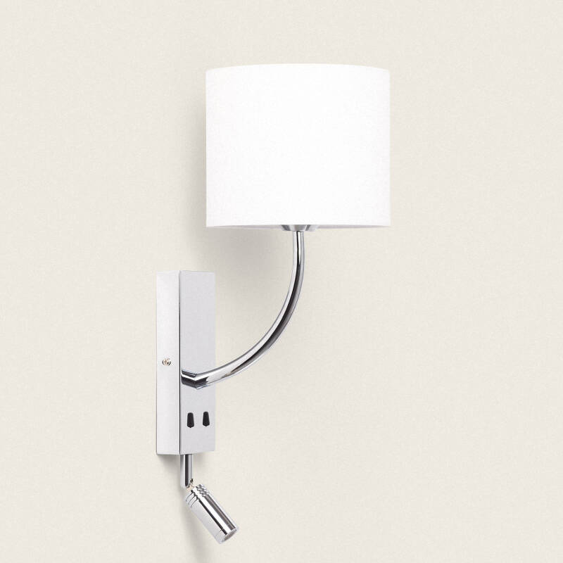 Prodotto da Lampada da Parete con Luce da Lettura 2,5W Metallo Silver-Teylo