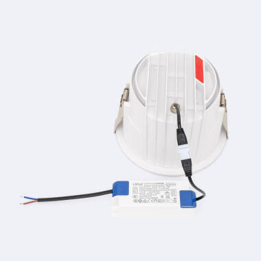 Product van Downlight LED 25W Rond (UGR15) Wit LIFUD Zaagmaat Ø145 mm