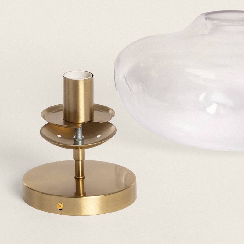 Product van Plafondlamp Metaal en Glas Halych