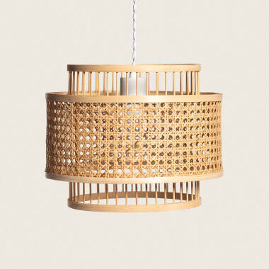 Lampada Sospensione Rattan Syros