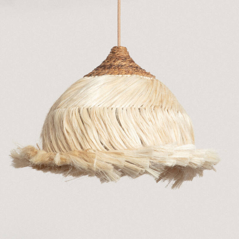 Product of Kempo Kulu Rattan & Ramie Pendant Lamp ILUZZIA 