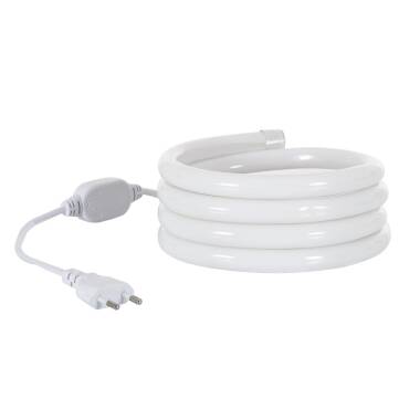 Produit de Néon LED Flexible 360º Rond Dimmable 120LED/m 220V AC Blanc Froid IP67 sur Mesure Coupe tous les 100cm 