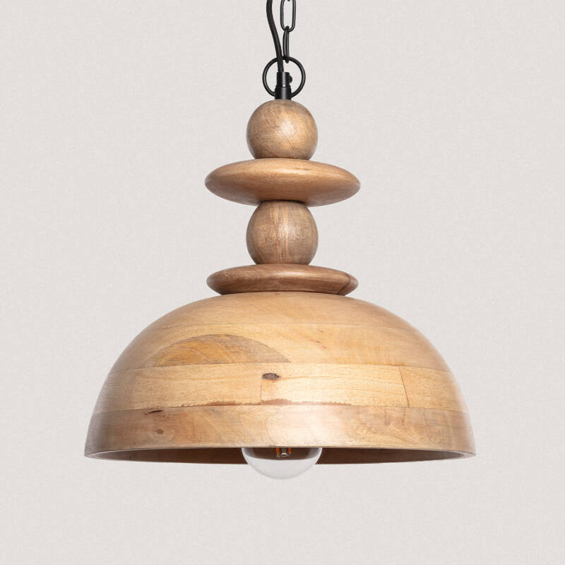 Produit de Suspension Bois Solstice ILUZZIA