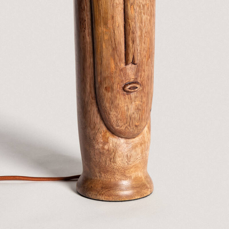 Prodotto da Base per Lampada da Tavolo Legno Totem ILUZZIA