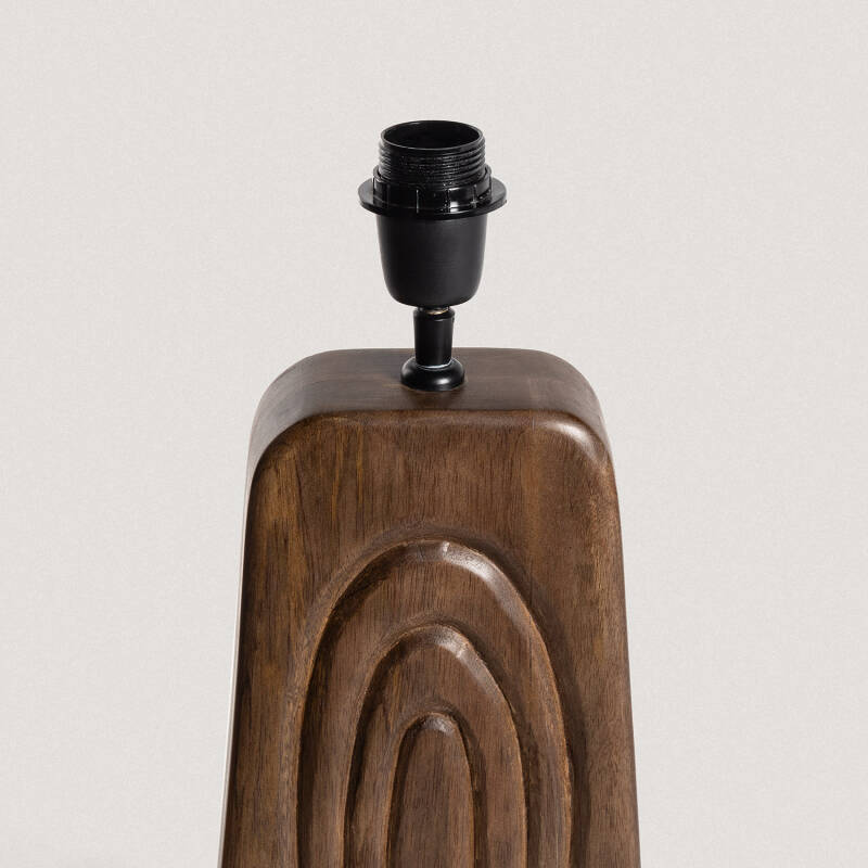 Produit de Base Lampe à Poser en Bois Ishana ILUZZIA