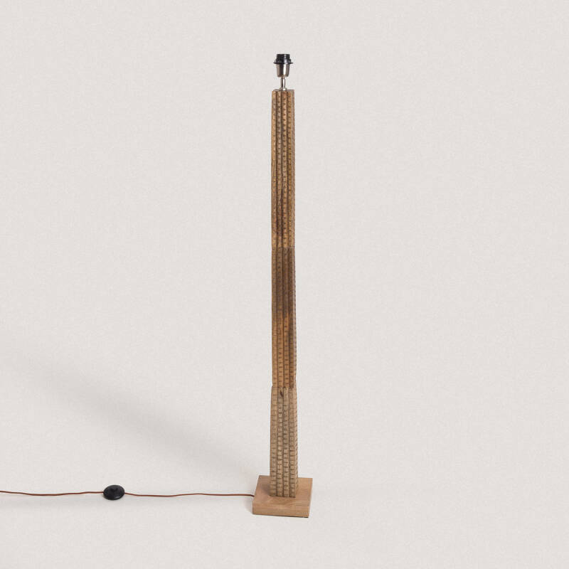 Product of Kyathi Wooden Floor Lamp Base ILUZZIA 