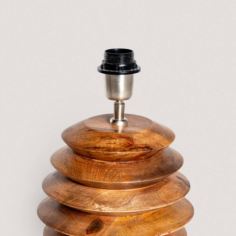 Produit de Base Lampe à Poser en Bois Vihaan ILUZZIA