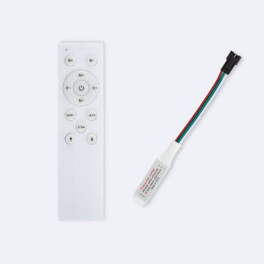 Dimmer Controller Mono Color Digital 12-24v DC met RF Controller