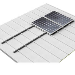 Product Koplanare Struktur für Solarmodule für Trapezbleche