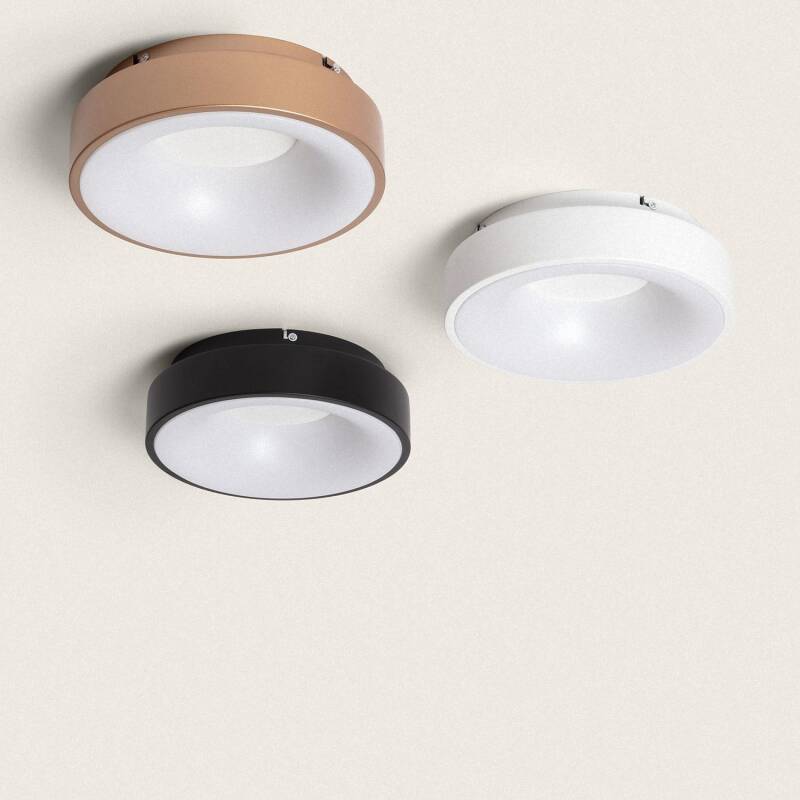 Produit de Plafonnier LED Rond 20W Métal Ø300 mm CCT Sélectionnable Jacob