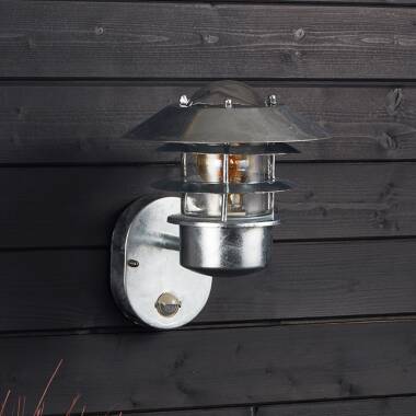 Product Wandlamp Outdoor Gegalvaniseerd Stage met PIR-sensor