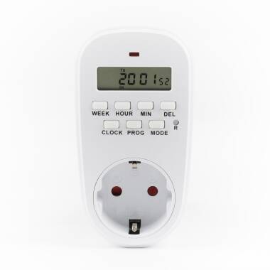 Product Timer Digitale Programmabile con Spina Tipo F Schuko