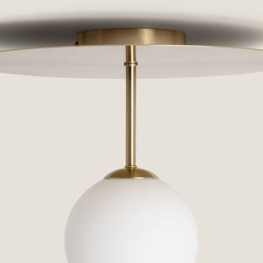 Prodotto da Lampada da Soffitto Metallo e Vetro Moonlight Brass