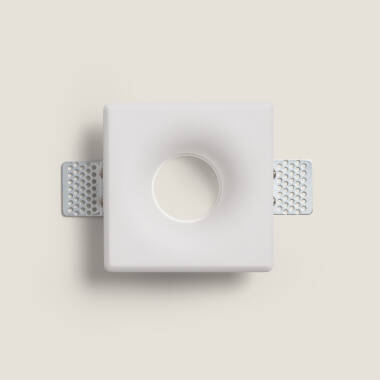 Product van Downlight Ring Integratie Gips/Stuc voor LED Lampen GU10 / GU5.3   Zaagmaat 120x120 mm UGR17