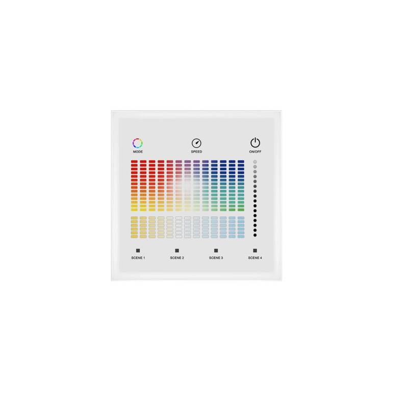 Product van Controller RGBWW DALI Master Touch Wanddimmer 