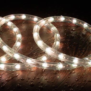 Product of 220V AC Round RGB LED Rope Light 36LED/m Cut at Every 100cm IP65