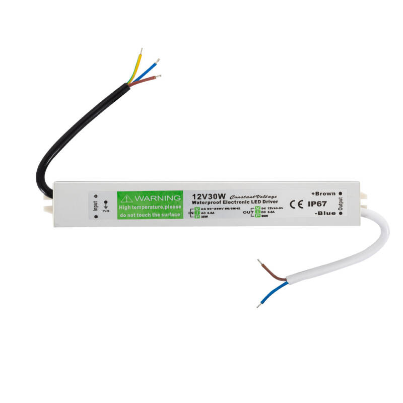 Produit de Bloc d'Alimentation Étanche 12V DC 30W 2.5A IP67 