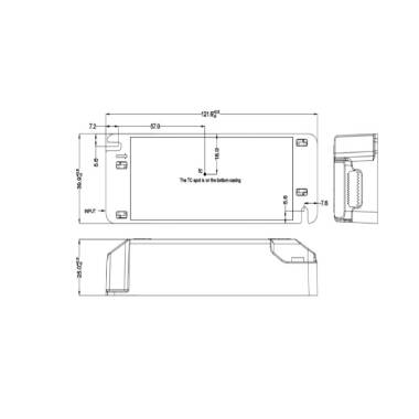 Prodotto da Driver LIFUD Regolabile 1-10V 220-240V No Flicker Output 9-42V 250-500mA 21W LF-AAA020B0500-42 